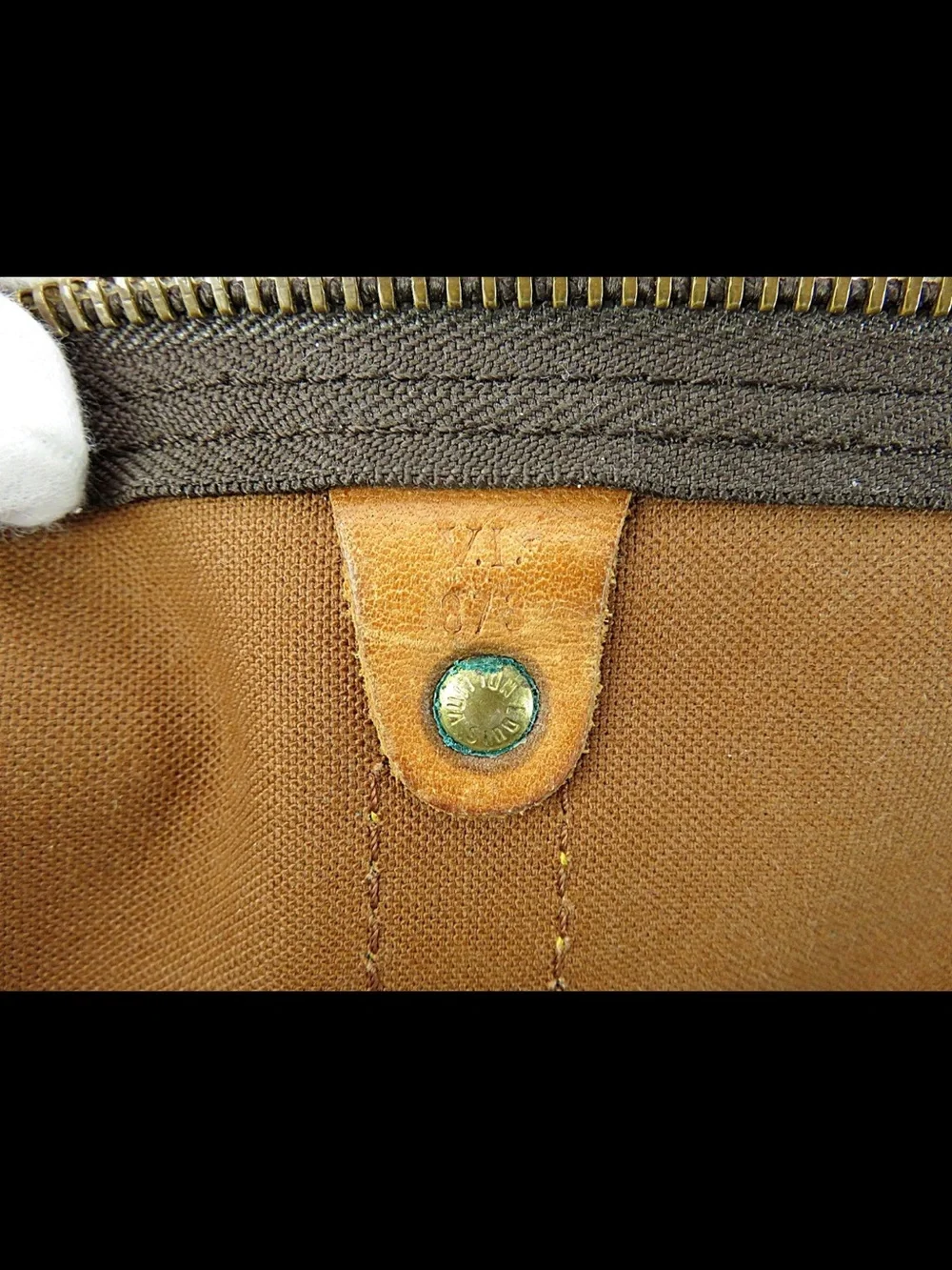 Louis Vuitton Monogram Canvas Duffel with Tan Leather Trim